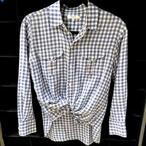 Madewell gingham women’s top size XS